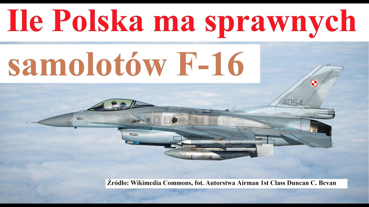 Ile Polska ma sprawnych samolot&oacute;w F-16