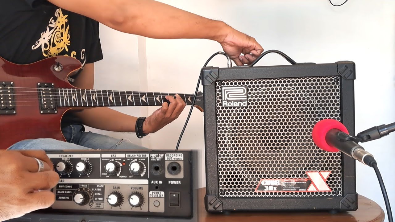 CHECK SOUND AMP LEGEND! ROLAND CUBE 30X (NO TALK!)