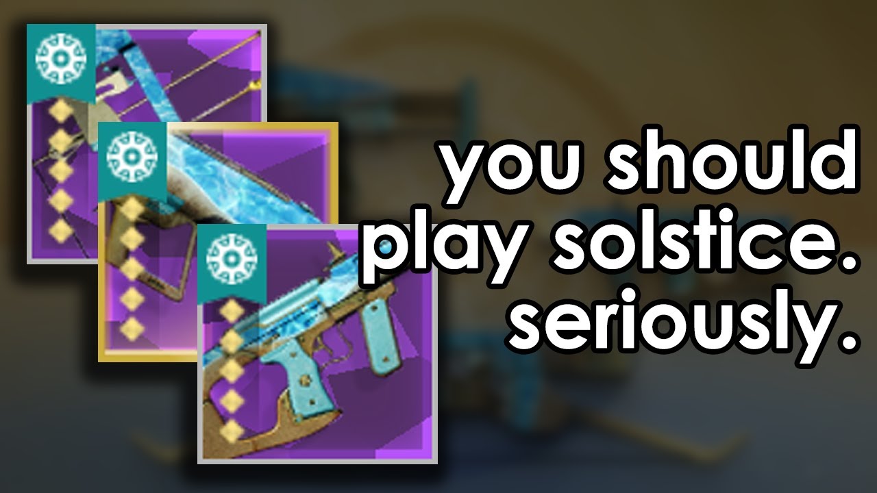 Solstice is just giving away high tier loot to everyone.
