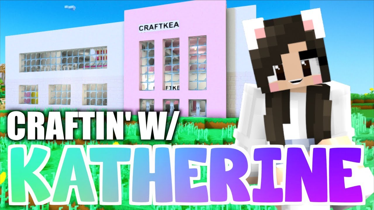 💙МЕБЕЛЬНЫЙ МАГАЗИН Minecraft! Крафтим с Кэтрин. Эпизод 33