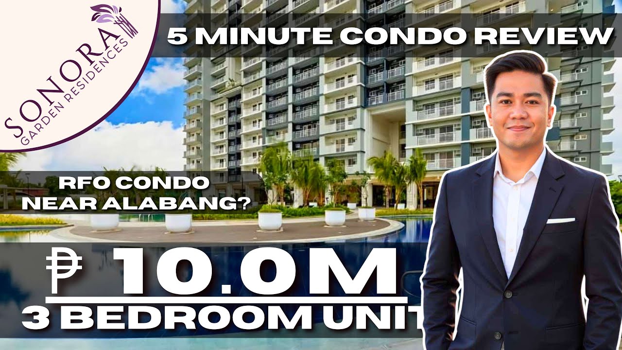 5 Minute Condo Review | 3 Bedroom Condo Unit | Sonora Garden Residences #dmcihomescondo