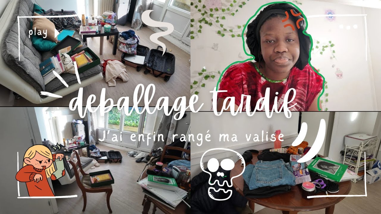j’ai enfin déballé ma valise 🥲