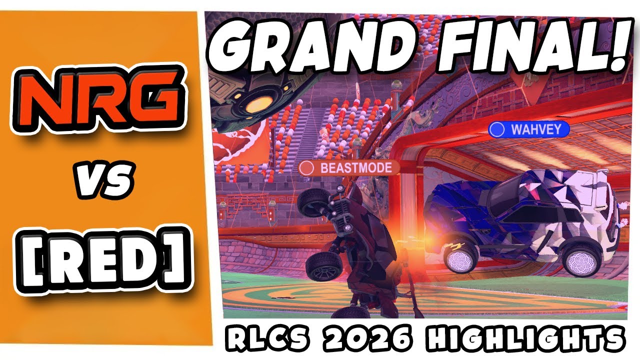 NRG vs [Redacted] - HIGHLIGHTS! | RLCS 2026 GRAND FINAL | North America Boston open 2