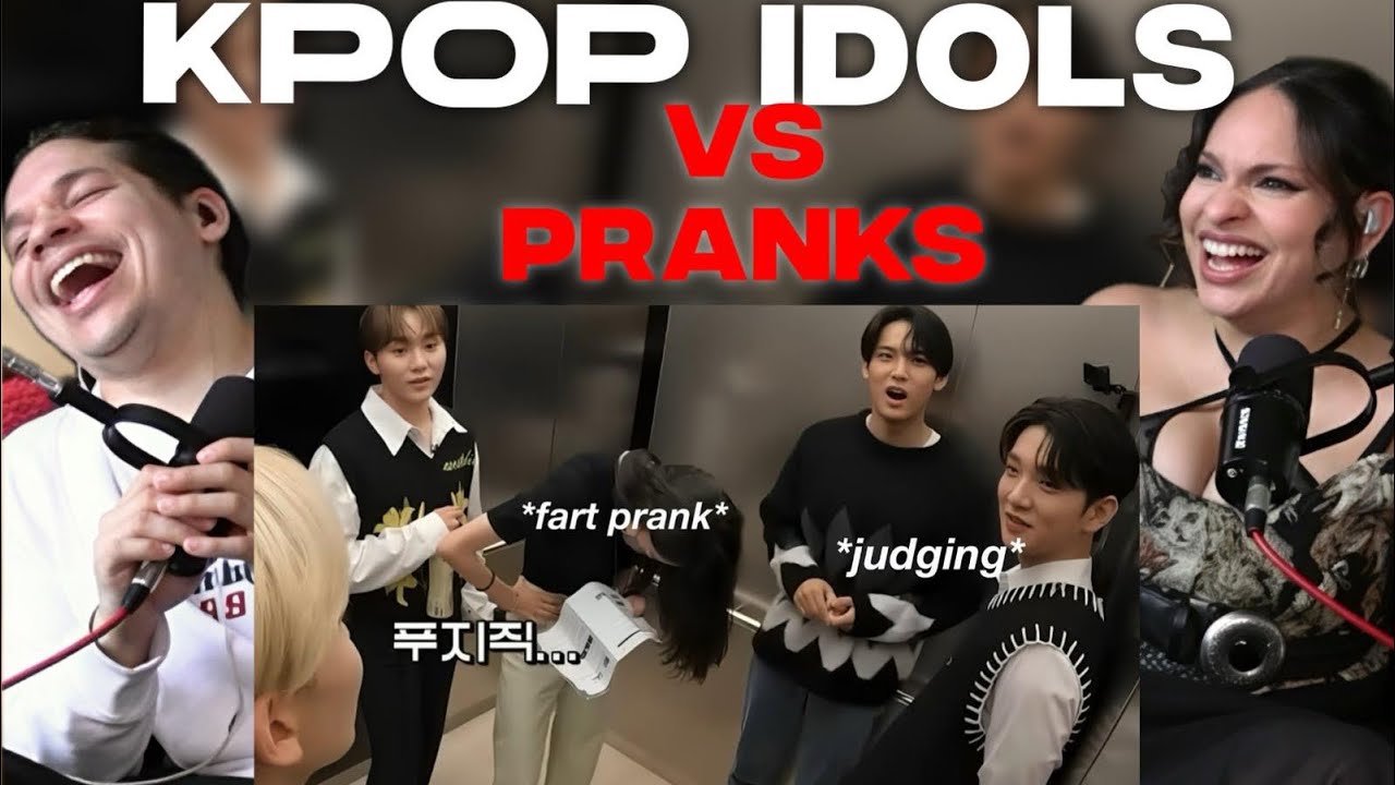 WE NEED MORE OF THIS!!🤣 Waleska & Efra react tokpop idols vs harmless pranks