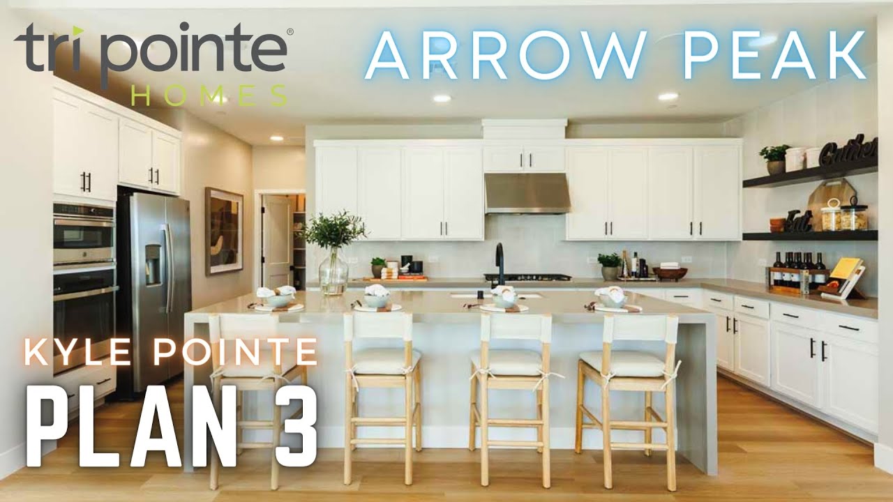 1-Story Modern Homes for Sale at Arrow Peak by Tri Pointe Homes | Plan 3 | $560k+, 2,337sqft