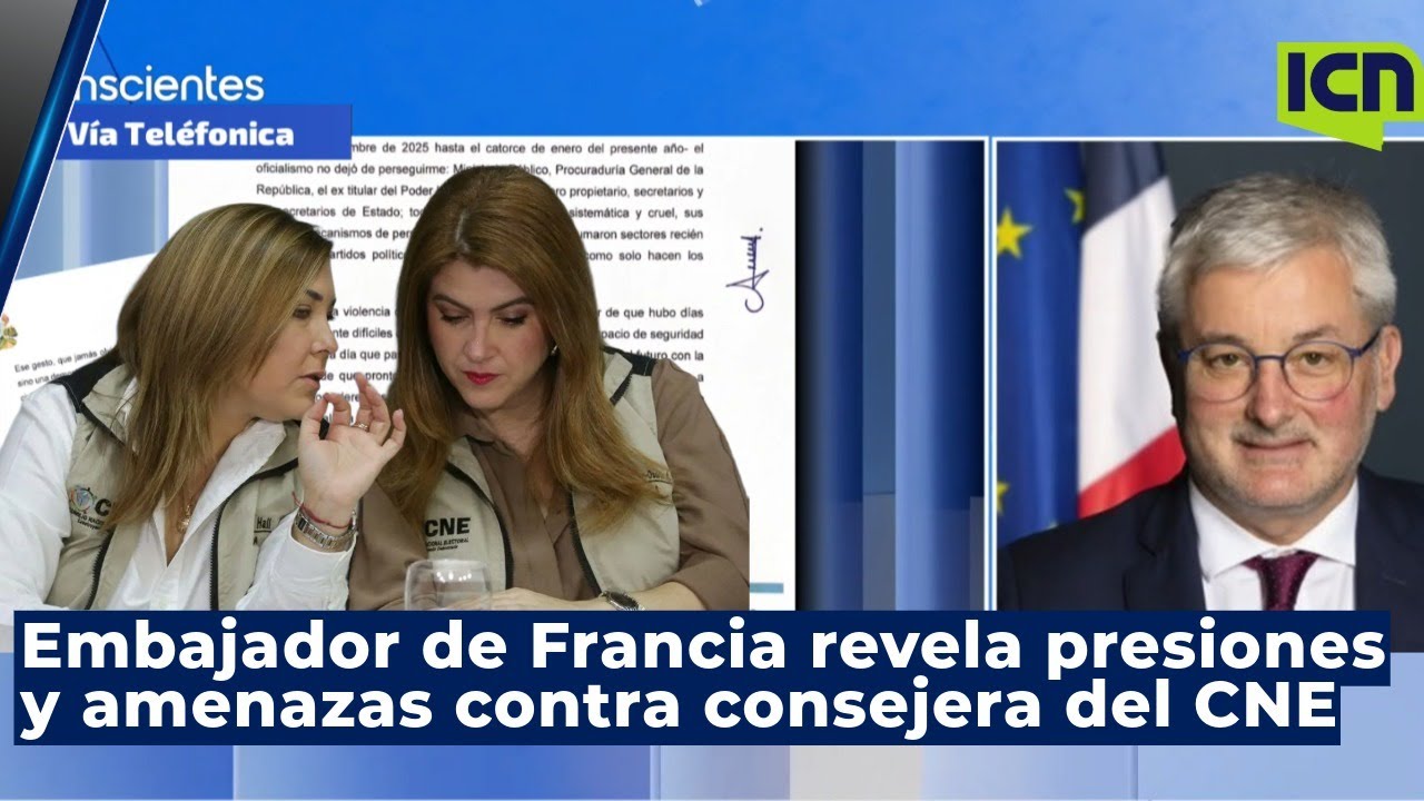 Embajador de Francia confirma resguardo a consejeras del CNE por amenazas
