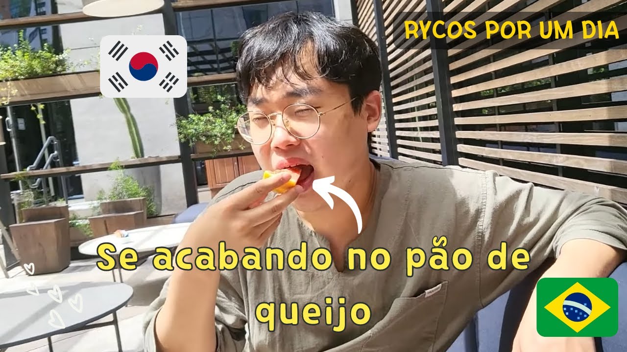 Ele amou o café da manhã brasileiro