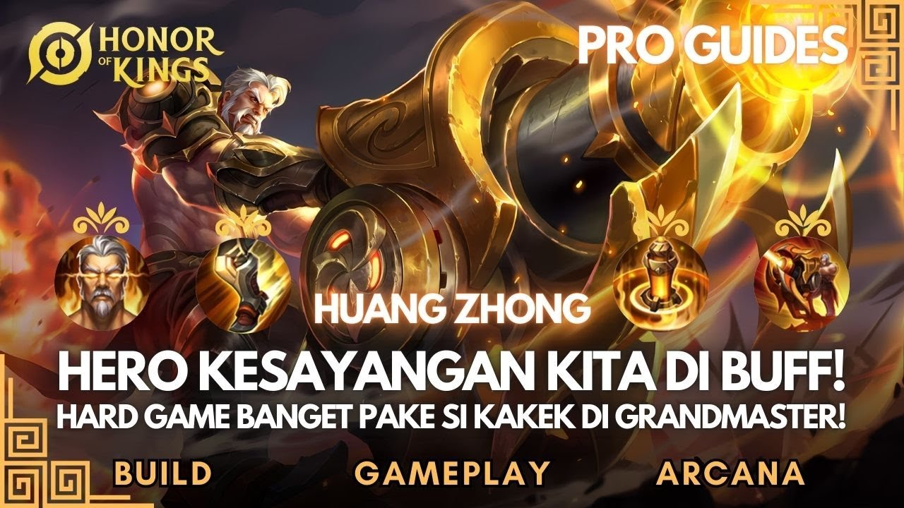 HUANG ZHONG! MASIH ADA YANG BERANI NGEREMEHIN SI KAKEK BAZOOKA INI?! | Honor of Kings Indonesia