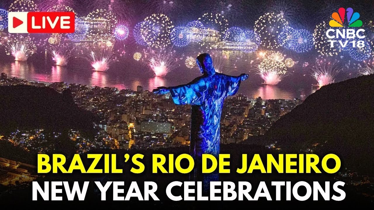 Brazil New Year 2026 LIVE: Spectacular Fireworks In Copacabana Beach, Rio De Janeiro | NYE | N18G