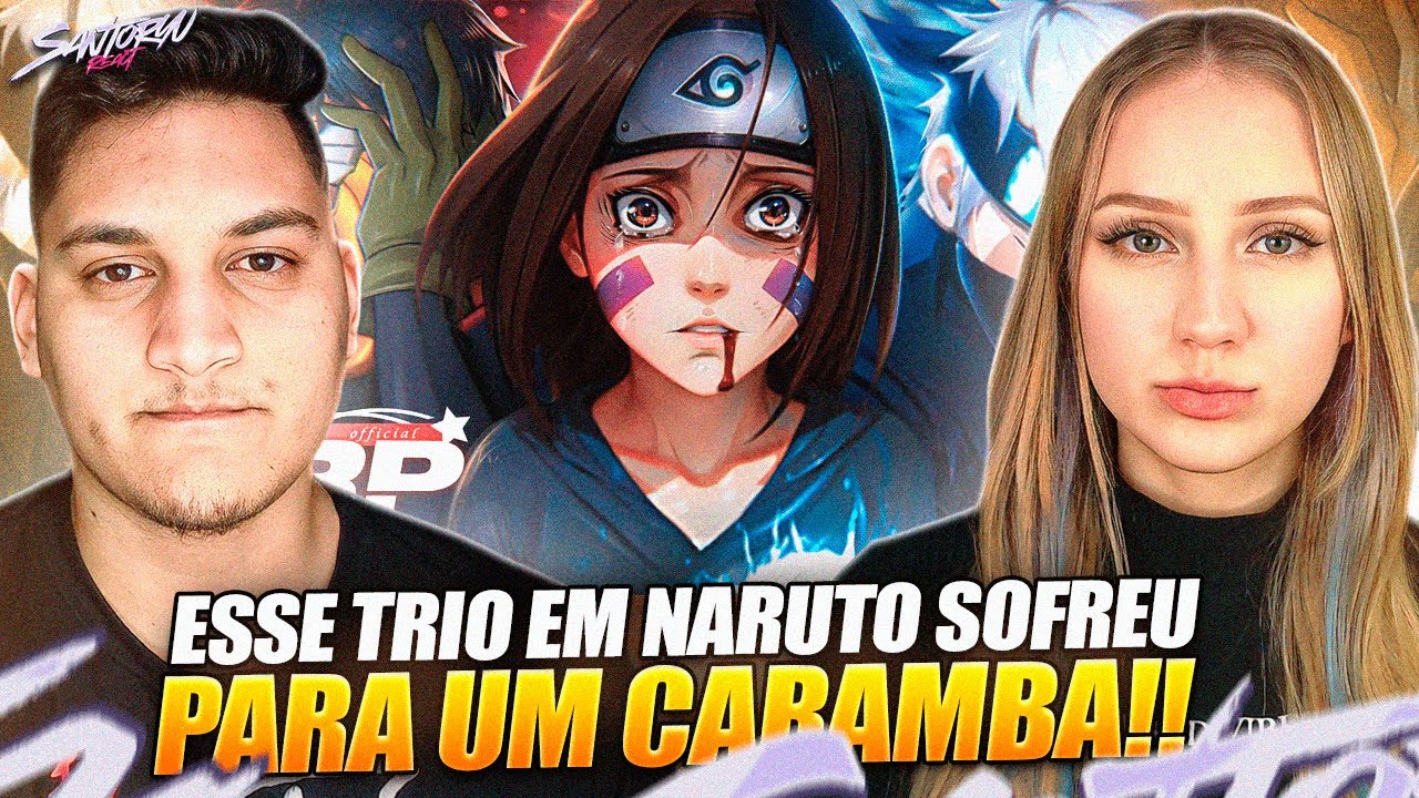 Desisto de Amar 💔 (Obito, Rin e Kakashi) | JRP Ft. @amandaareia & @NovatroopOfc  - REACT EM CASAL