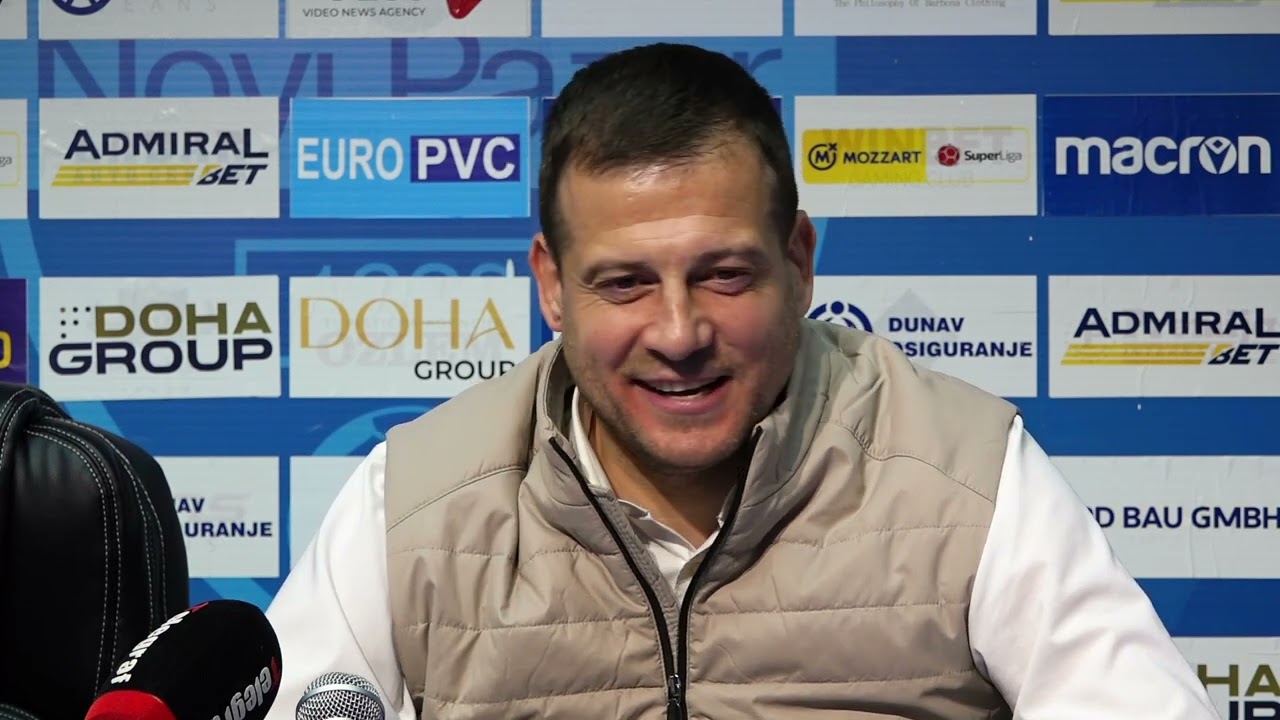 Konferencija za medije nakon 1/4 finala Kupa Srbije • FK Novi Pazar - FK Crvena Zvezda 0:2 (0:1)