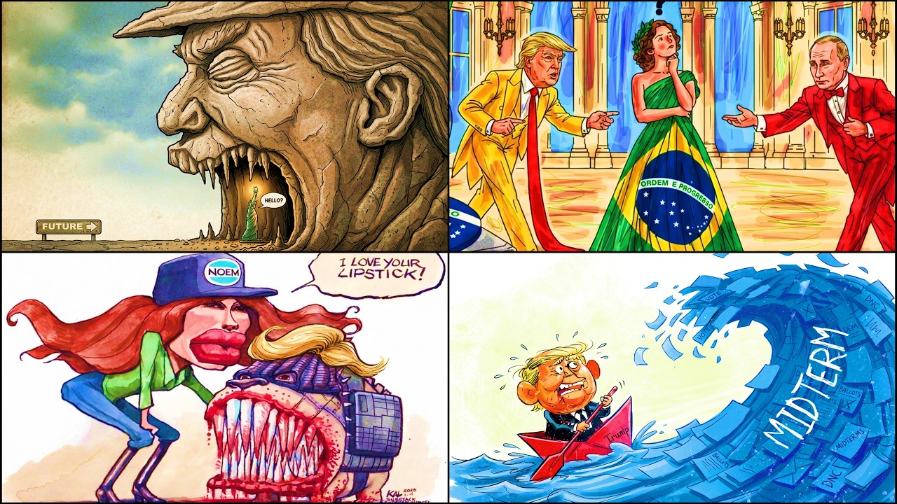 Trump&rsquo;s Midterm Nightmare! Shocking  | Trump Satire, Humor & Caricatures, Comic | 23 OCTOBER |