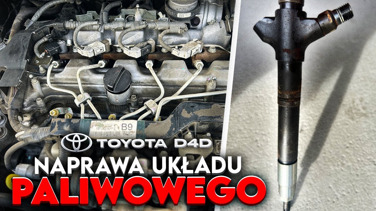 P062D I TOYOTA z silnikiem D4D - uszkodzony układ paliwowy I Wtryskiwacze DENSO I  SERWIS  RMK I