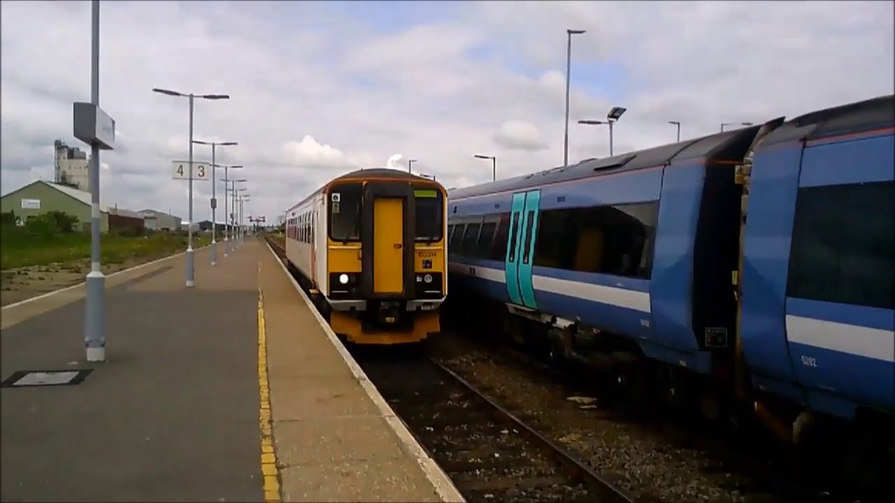 Greater Anglia 153 Trains - Lowestoft to Norwich (Fast) Rail Ride