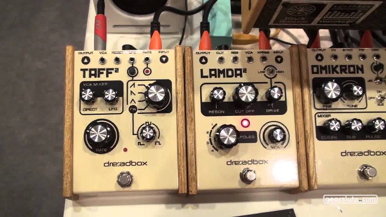 Dreadbox present the Erebus synthesizer and new effects pedals at Musikmesse 2015