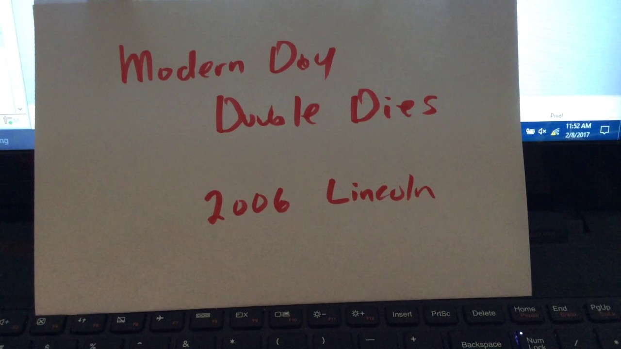 Modern day double dues 2006 Lincoln penny