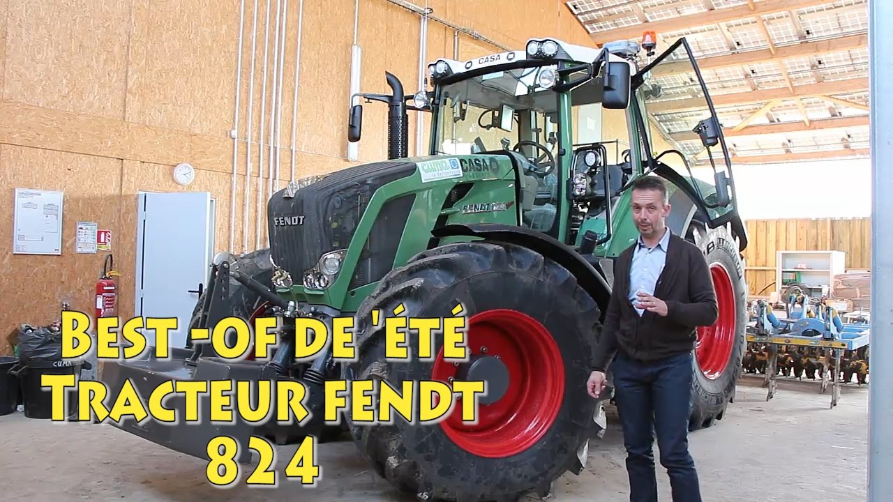 Best of FENDT 824, Pésentation d'un tracteur de grosse puissance