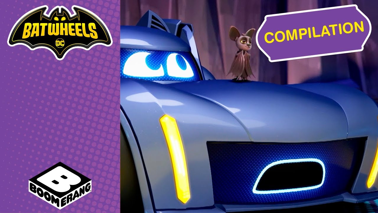🦇 Alfie e Buff il Bat-Truck: scene e canzoni imperdibil | Batwheels | Boomerang Italia