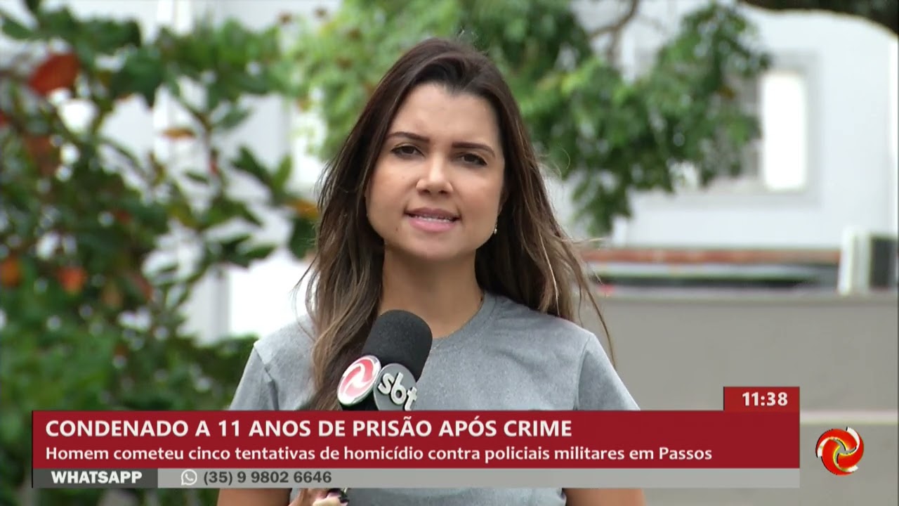 Homem é condenado por tentativa de homicídio contra policiais em Passos