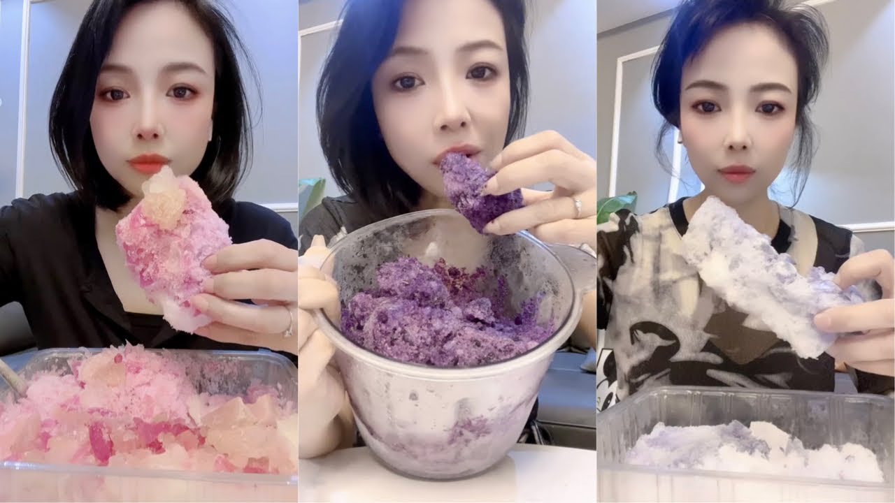 Crushed Ice Eating ASMR | Ice Eating