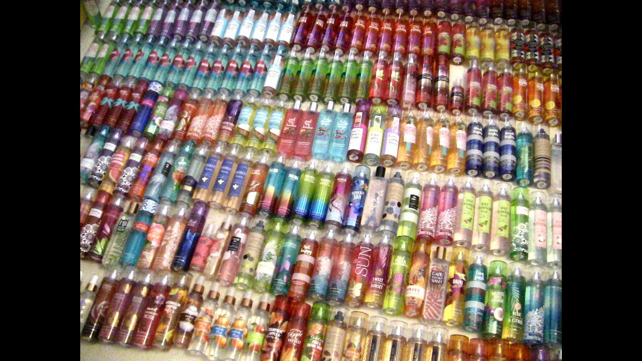 BIGGEST BATH & BODY WORKS BODY SPRAY COLLECTION EVER!!!!