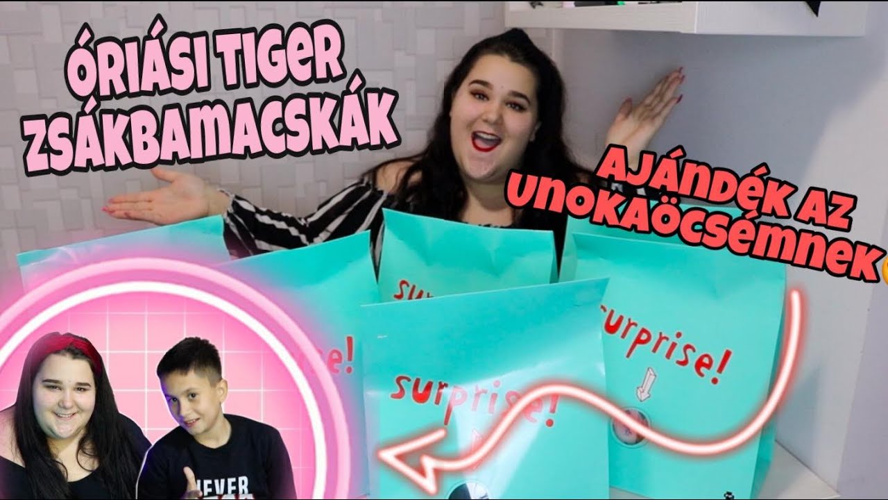 ÓRIÁS TIGER ZSÁKBAMACSKA NYITÁS | Magyar Barbara