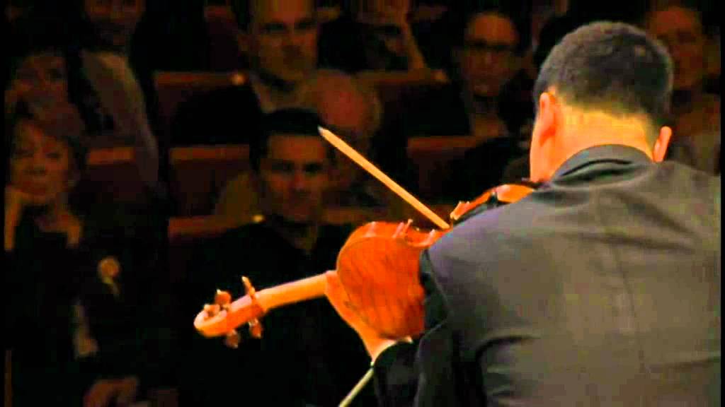 [Violin solo] 