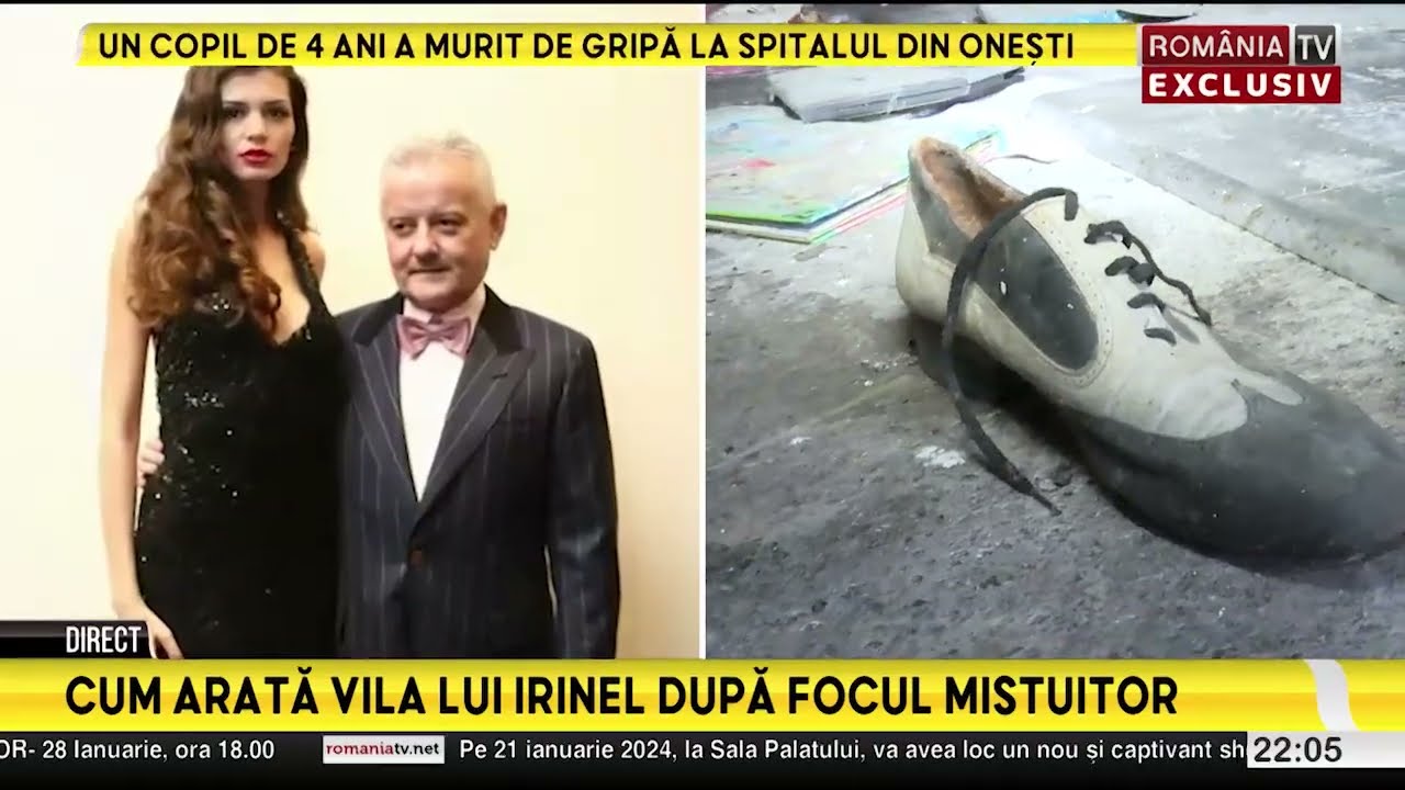 Cum a ajuns să arate, după incendiu, vila din Izvorani al milionarului scăpătat Irinel Columbeanu
