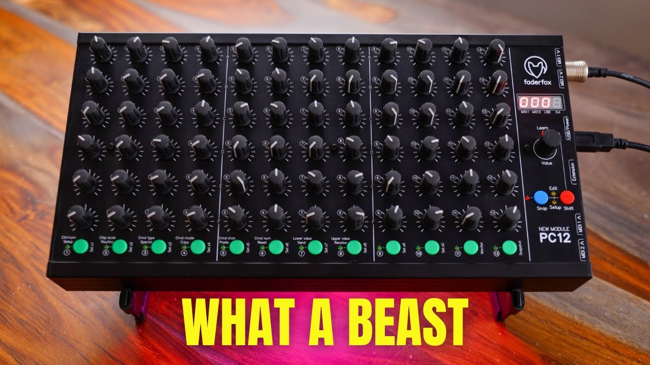 FaderFox PC-12 / The PERFECT Midi Controller for DAWLESS Set Ups