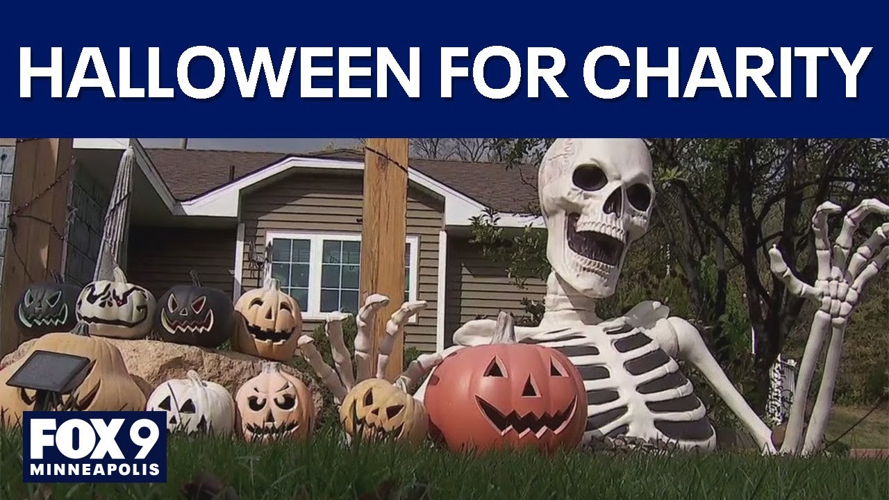 Farmington widower's Halloween haunt combats food shelf shortages
