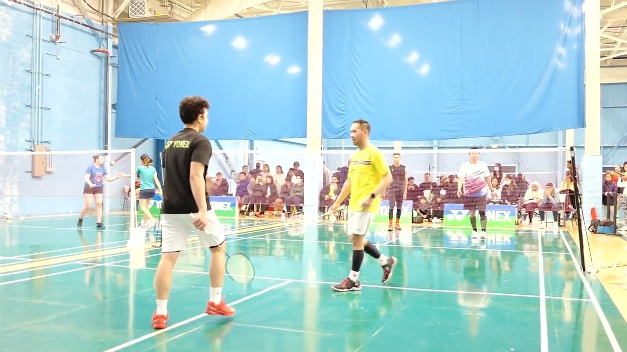 RIAAN Yonex New Jersey OPEN 2022 MDA semi Final Althof & Rangga vs. Nandang & Hendry set2