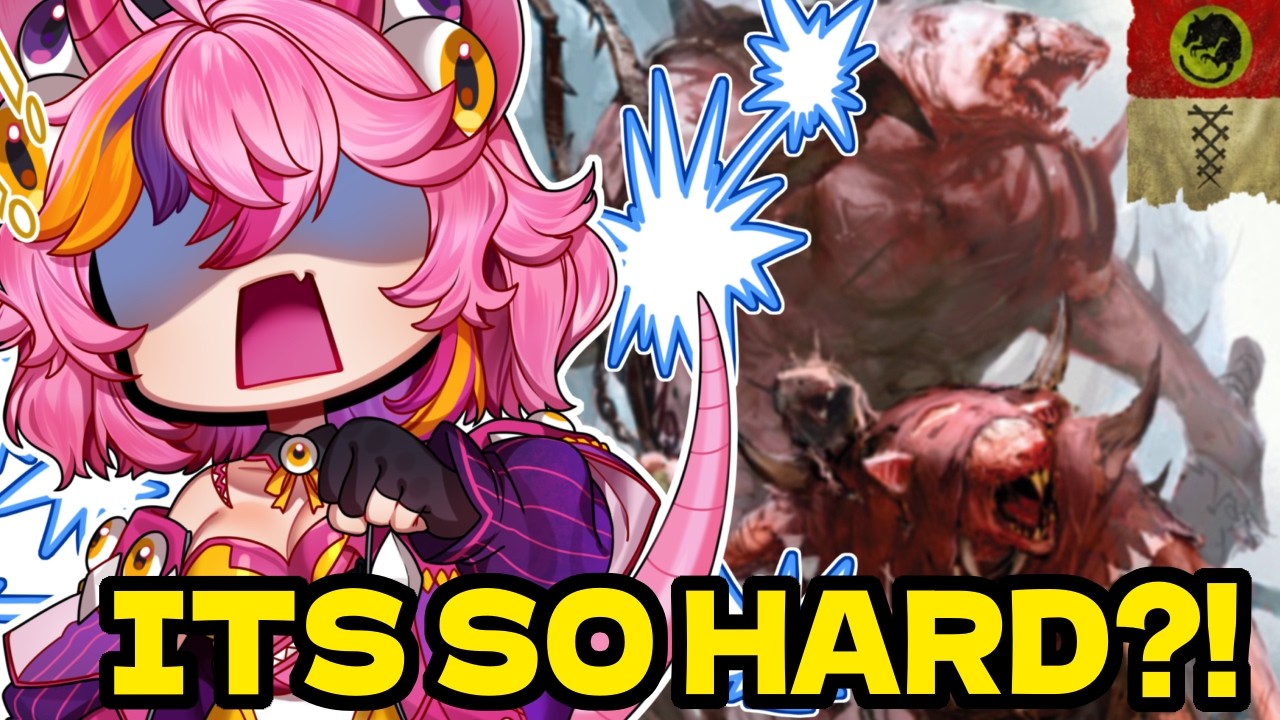 WHY IS THIS SO HARD?! FIRST TIME TRYING CLAN MOULDER ATTEMPT 3!!【  Total War: WARHAMMER III  】