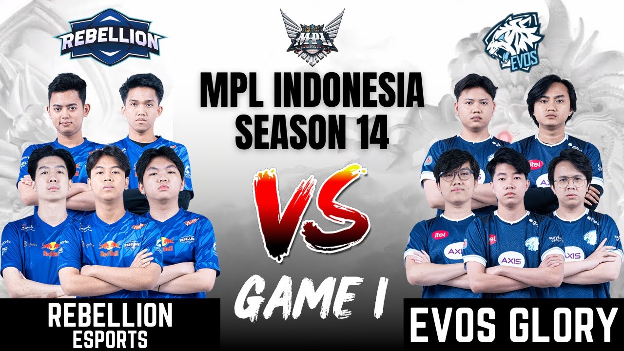 RBL VS EVOS | REBELLION ESPORTS vs EVOS GLORY GAME 1 | MPL ID S14 | ENGLISH - Week 4 Day 3