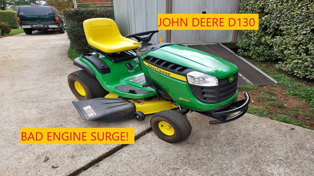 John Deere D130 | Bad Engine Surge!
