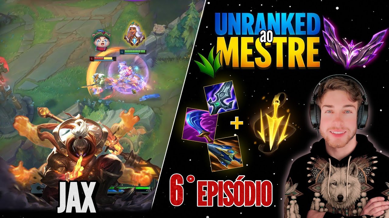 CHALLENGER JAX JUNGLE EXPLICATIVA NO LOW ELO CONTRA MASTER YI!