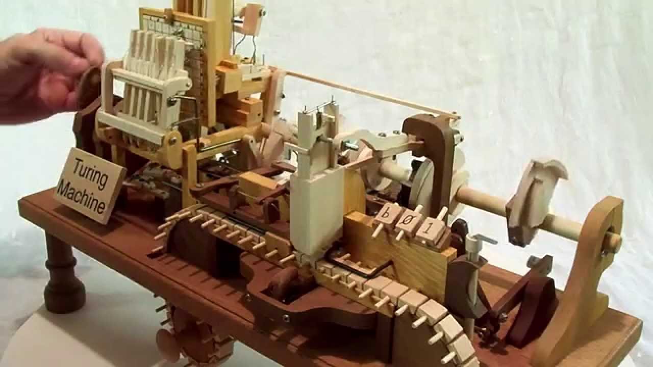 Mechanical Turing Machine in Wood