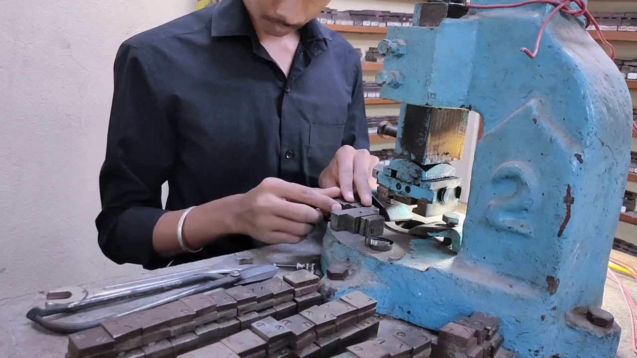 Gold Die Press Design