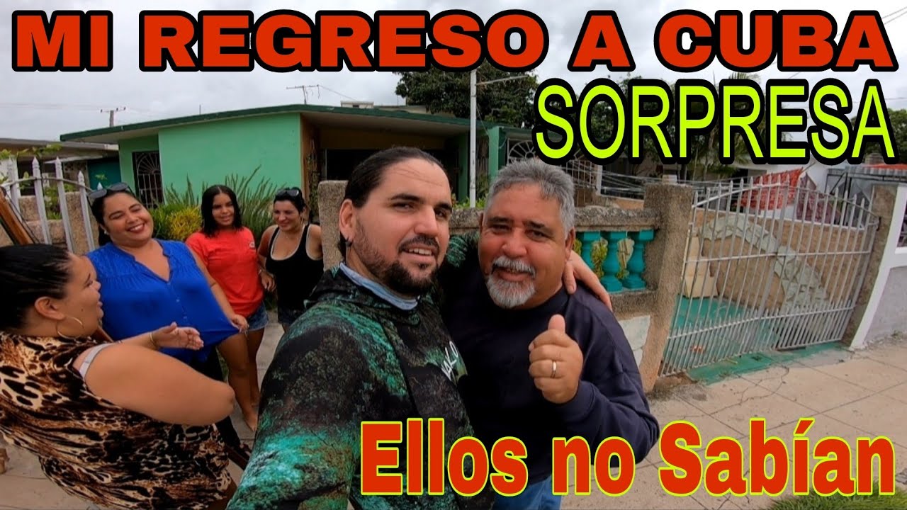 SORPRESA a mi FAMILIA en Cuba