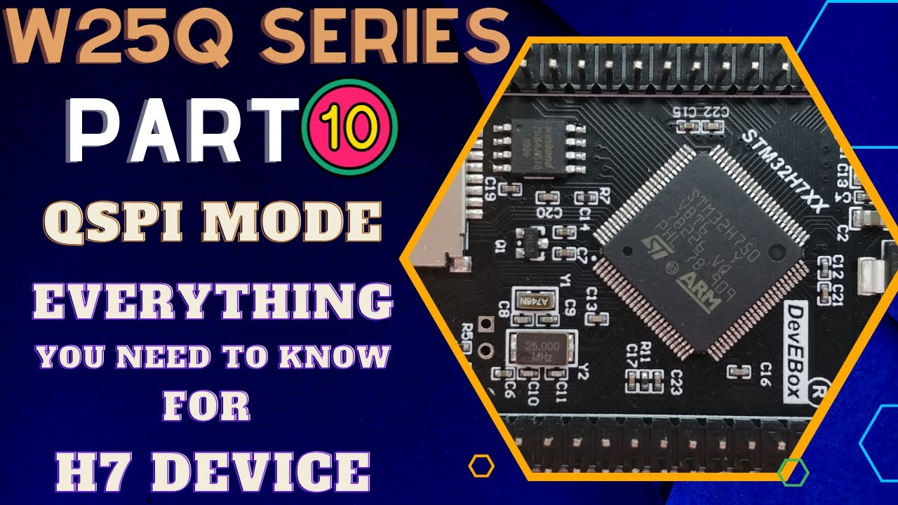 Флэш-память W25Q || Часть 10 || QSPI и внешний загрузчик на H750
