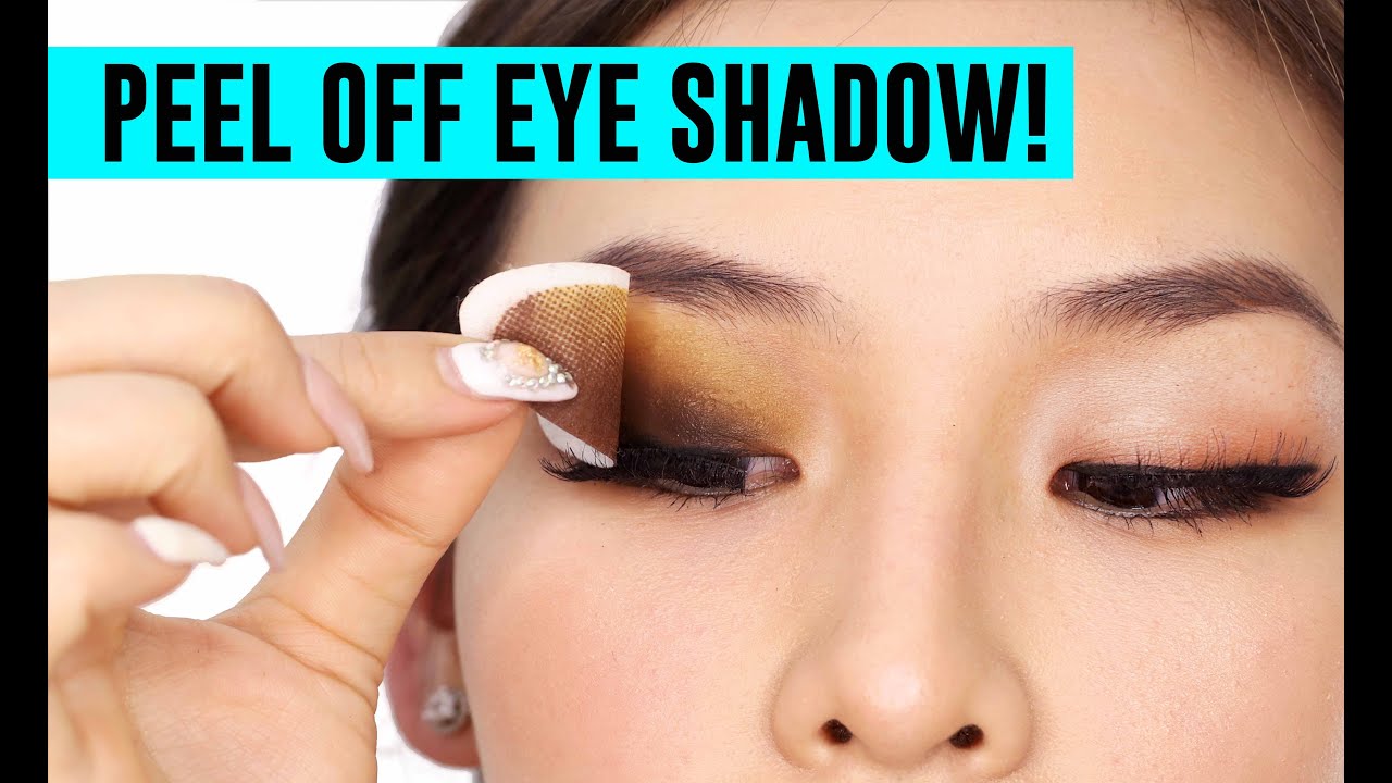 Peel Off Eye Shadow! Does it work?  | TINA TRIES IT