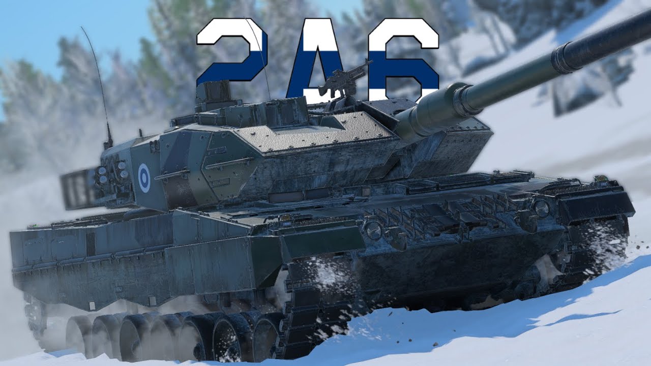 2A6 But It's Finnish ForceㅣWar Thunder Leopard 2A6ㅣUHQ 4K
