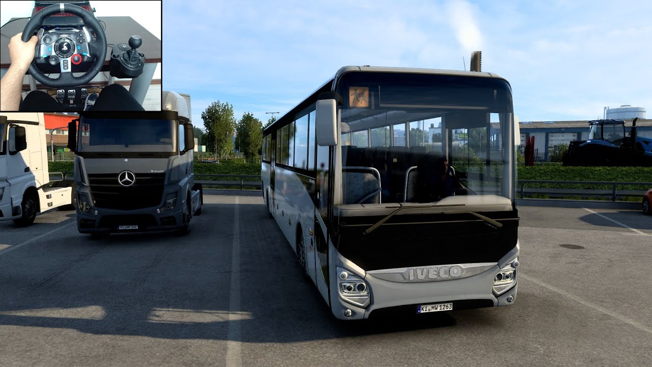 Iveco Evadys Drive Through Switzerland - Euro Truck Simulator 2 | Steering Wheel Gameplay
