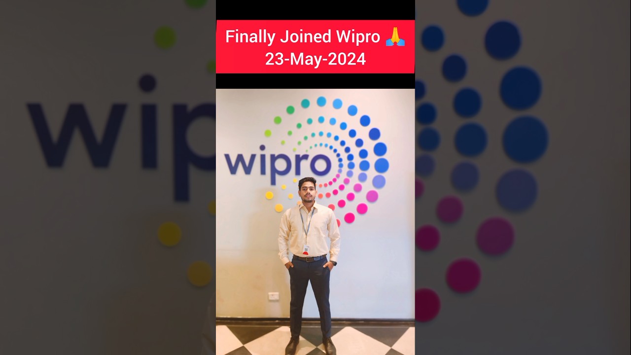Journey from BCA to Wipro 2024 #wiprojoining #wipro #wilp #joining #onboarding #lifejourney