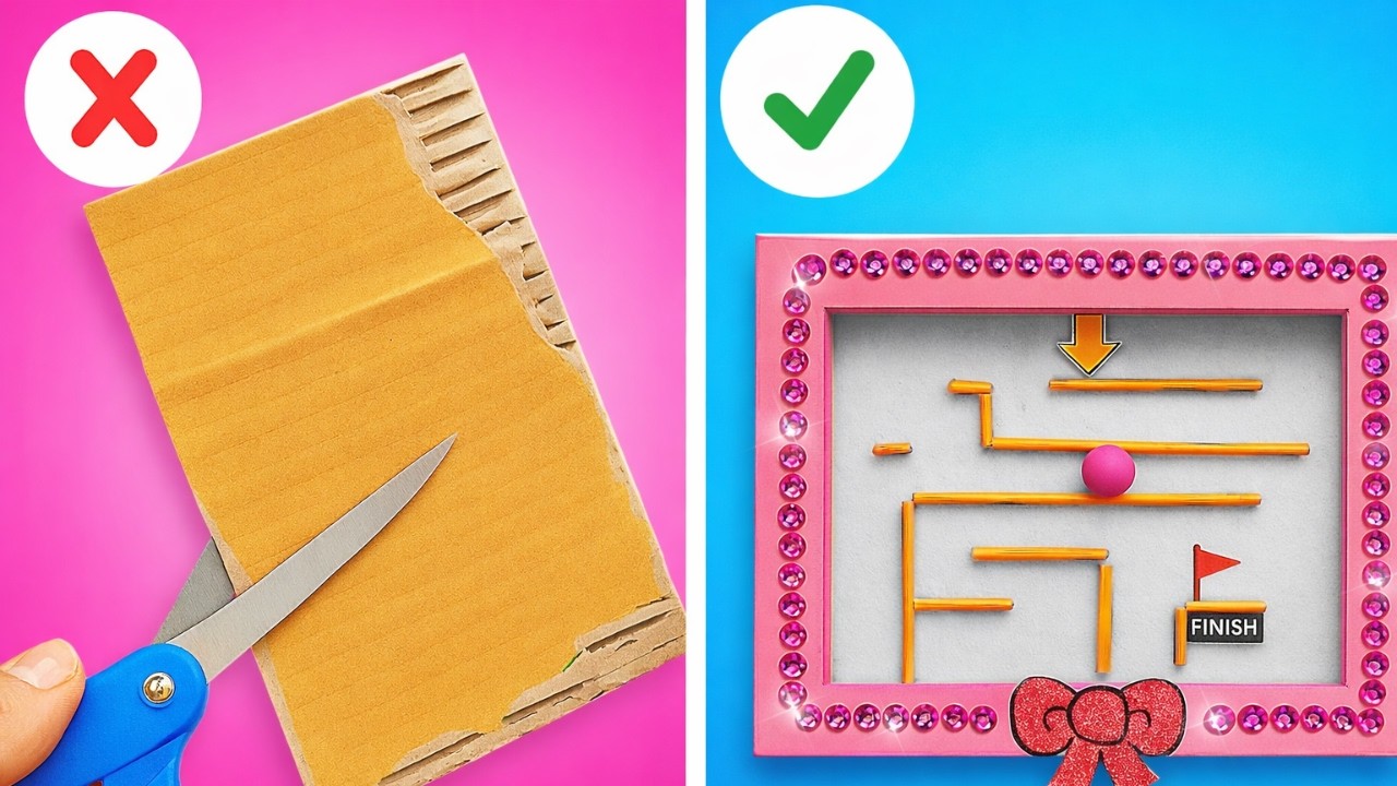 📦CRAZY CARDBOARD HACKS 🤯✂️ | Creative DIY Ideas & Fun Projects by 123 GO! CHALLENGE