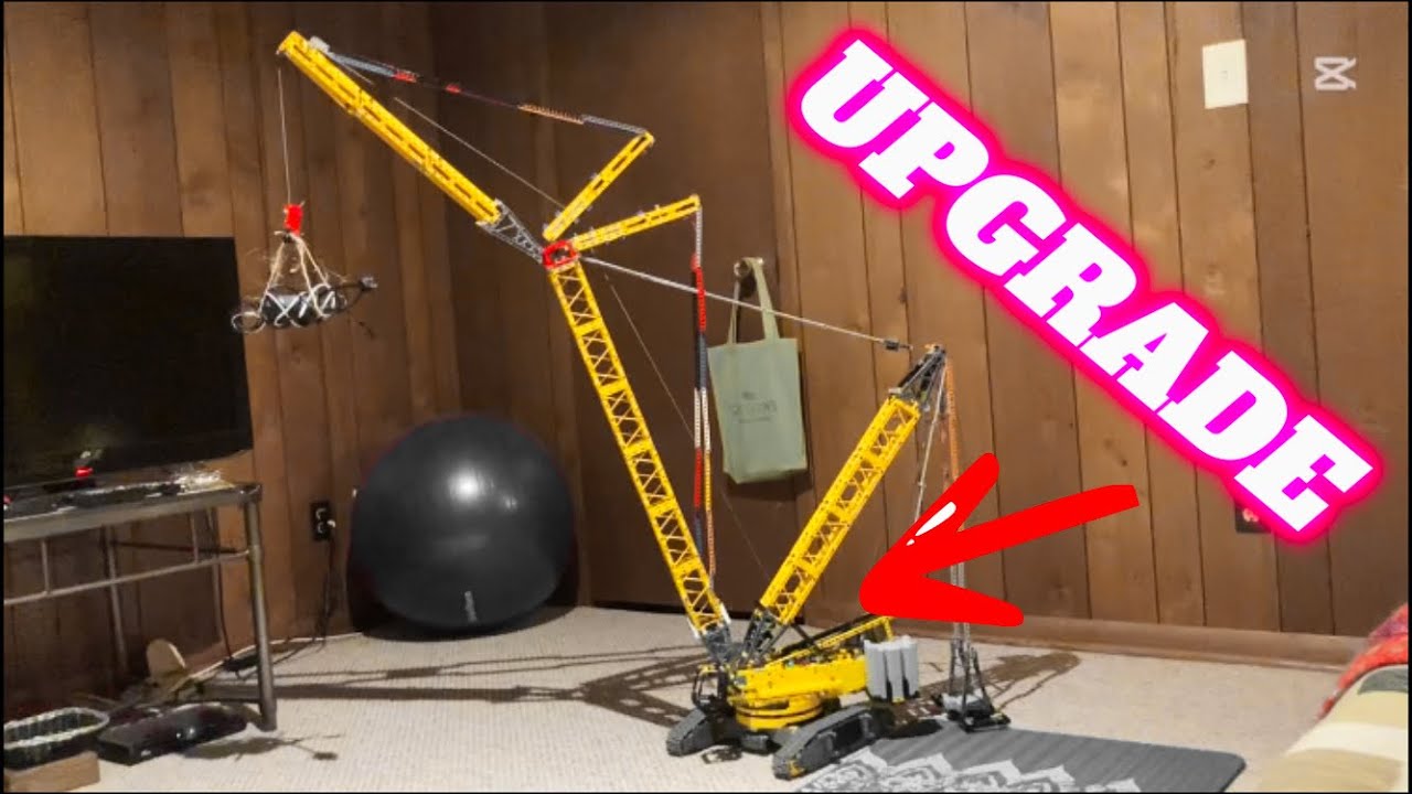 I Extended My LR1600/2 LEGO Crawler Crane to 5ft Tall