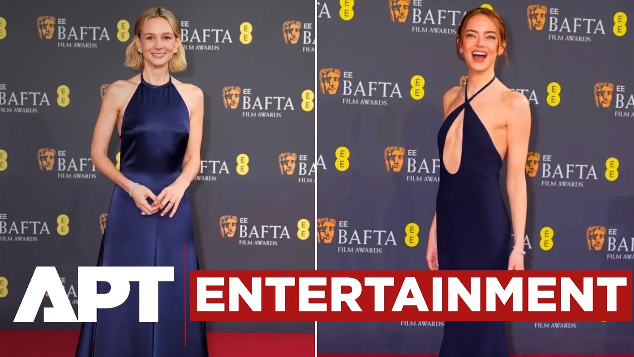 Emma Stone & Carey Mulligan Exude Glamour on 79th BAFTA Red Carpet | APT