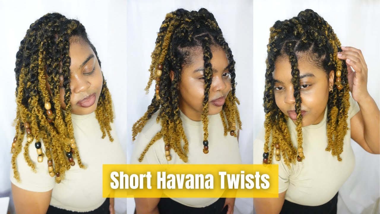 QUICK & Easy Havana Twists 💛  Springy Afro Twist X-pression // marley vacation protective style