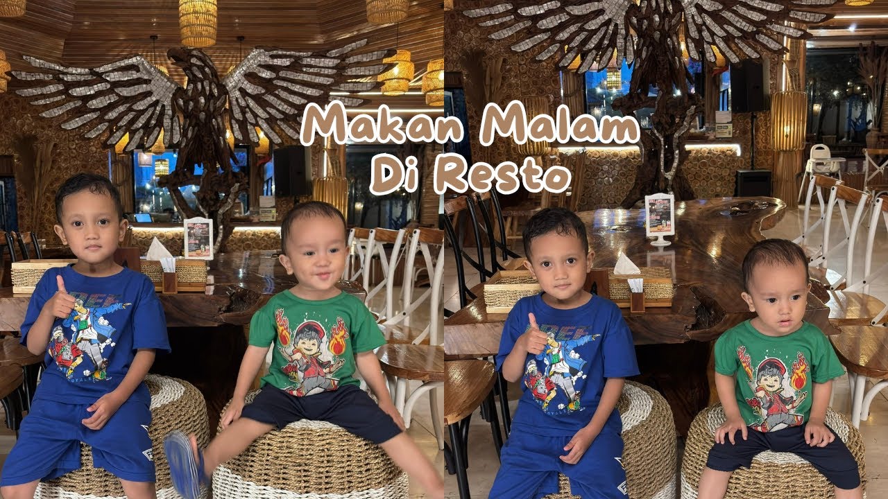 MAKAN MALAM DI RESTO YG ADA IKAN HIU ????? 🐋😱🙈