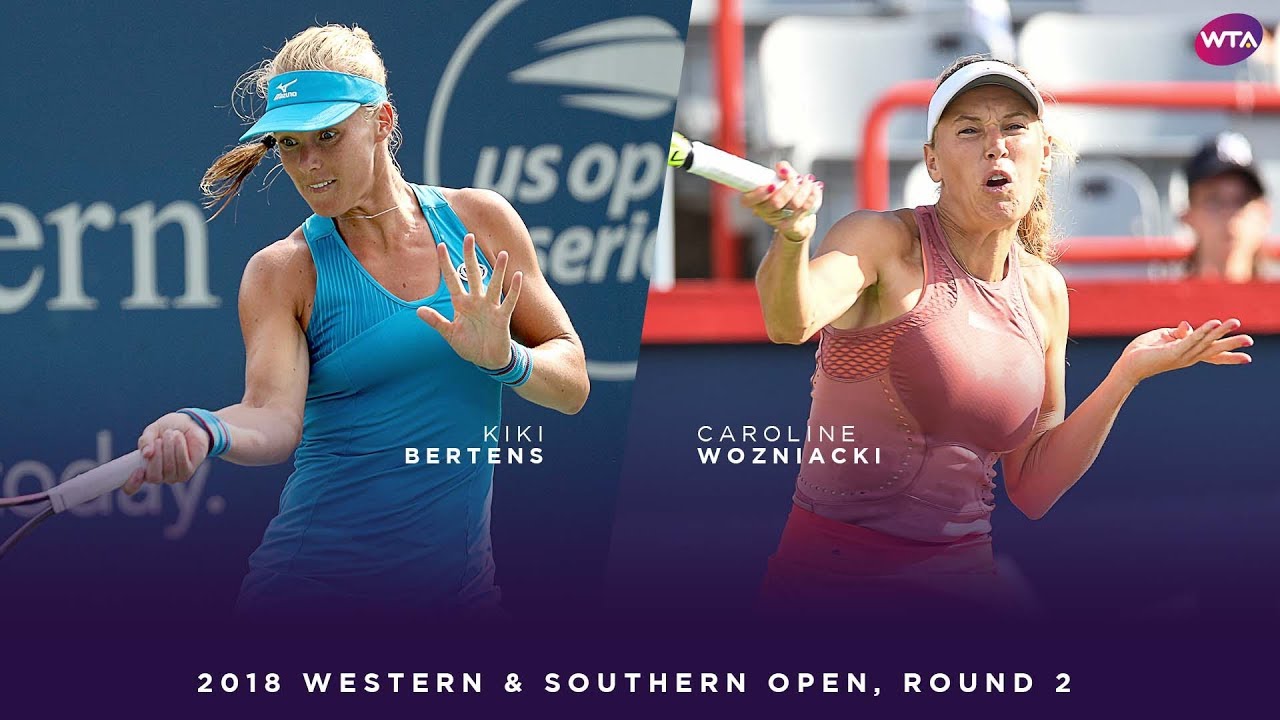 Kiki Bertens vs. Caroline Wozniacki | 2018 Western & Southern Open Round Two | WTA Highlights
