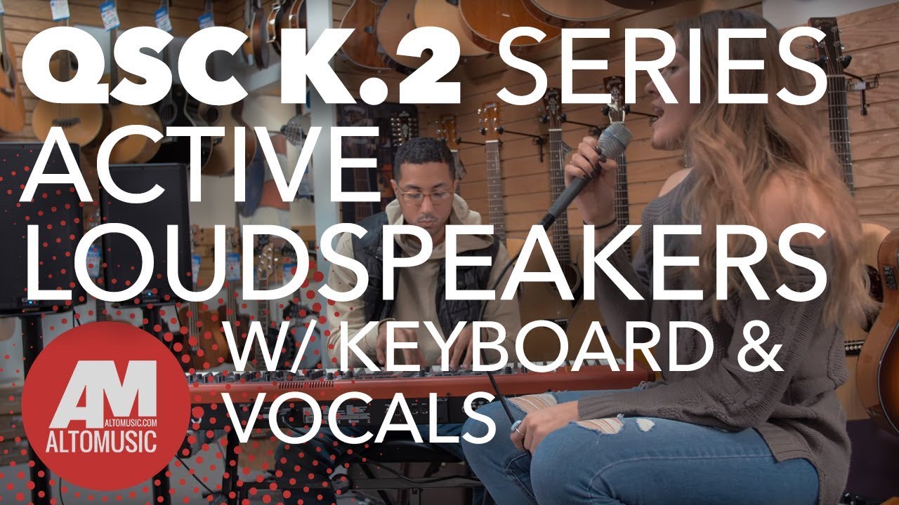QSC K.2 Series Active Loudspeakers - Keyboard & Vocals